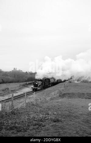 "30120" e "Manston", doppia rotta attraverso Corfe Common. Foto Stock