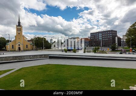 Chiesa di San Giovanni, Piazza della libertà, Tallinn, Estonia Foto Stock