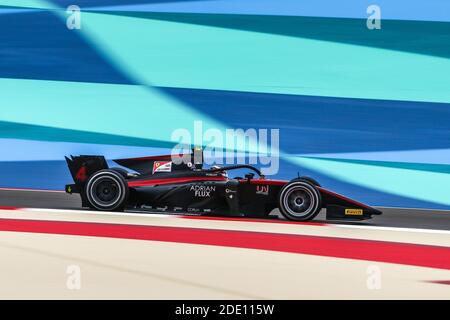 04 Ilott Callum (gbr), uni-Virtuosi, Dallara F2 2018, in azione durante l'undicesima prova del Campionato FIA Formula 2 2020 dal 27 al 29 novembre 2020 sul circuito Internazionale del Bahrain, a Sakhir, Bahrain - Foto Diederik van der Laan / Dutch Photo Agency / DPPI / LM Foto Stock