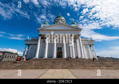 Cattedrale di Helsinki (Cattedrale luterana), Helsinki, Finlandia, Europa Foto Stock