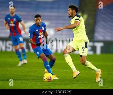 Londra, Regno Unito. 27 Nov 2020. LONDRA, INGHILTERRA - NOVEMBRE 27: Newcastle United's Joelinton durante la premiership tra Crystal Palace e Newcastle United al Selhurst Park Stadium, Londra, Regno Unito il 27 Novembre 2020 Credit: Action Foto Sport/Alamy Live News Foto Stock