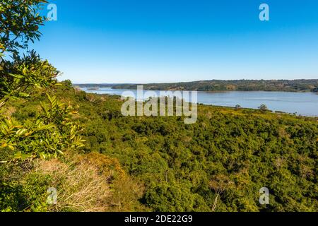 Parque Provinciale Teyú-Cuare al fiume Paraná, San Ignacio, Provincia Misiones, Argentina, America Latina, Foto Stock