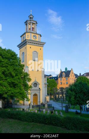 Maria Magdalena kyrka, Chiesa di Sodermalm, Stoccolma, Svezia, Scandinavia, Europa Foto Stock