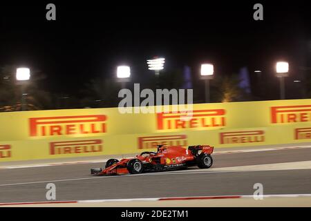 11/27/2020, Bahrain International Circuit, Sakhir, Formula 1 Gulf Air Bahrain Grand Prix 2020, nella foto Sebastian Vettel (GER 5), Scuderia Ferrari | utilizzo in tutto il mondo Foto Stock