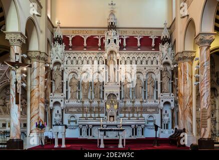 'la gemma nascosta' st mary's r.c church, centro di manchester Foto Stock