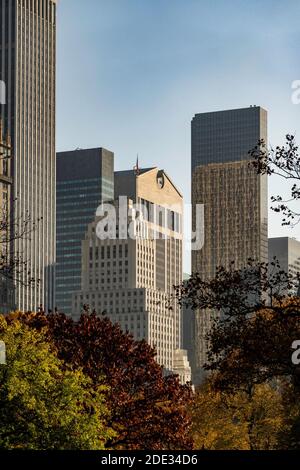 Uffici a Midtown Manhattan, New York, USA Foto Stock