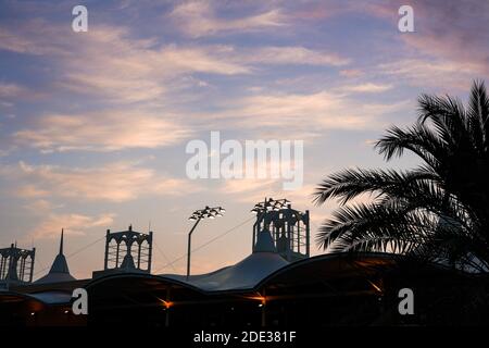 Sakhir, Bahrein. Cielo, illustrazione, durante il Gran Premio del Golfo Air Bahrain di Formula 1 2020, dal 27 al 29 novembre 2020 sul circuito Internazionale del Bahrain, a Sakhir, Bahrain - Foto Antonin Vincent / DPPI / LM Credit: Gruppo Editoriale LiveMedia/Alamy Live News 2020 Foto Stock