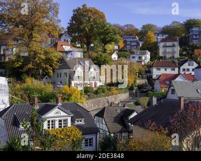 Treppenviertel di Amburgo-Blankenese, Germania, Europa Foto Stock