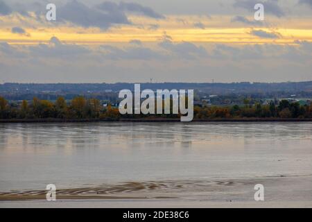 fiume Elba ad Amburgo Blankenese, Germania, Europa Foto Stock