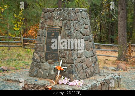 Mitchell Monument, Mitchell Monument Historic Site, Fremont National Forest, Oregon Foto Stock