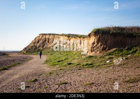 Sotto Galley Hill, Bexhill Foto Stock