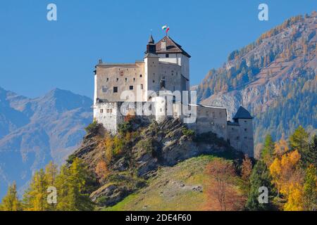 Castello di Tarasp, Graubuenden, Svizzera Foto Stock
