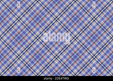 Motivo senza cuciture di motivo scozzese tartan plaid. Sfondo ripetibile con texture del tessuto di controllo. Sfondo vettoriale piatto di stampa tessile a strisce. Illustrazione Vettoriale