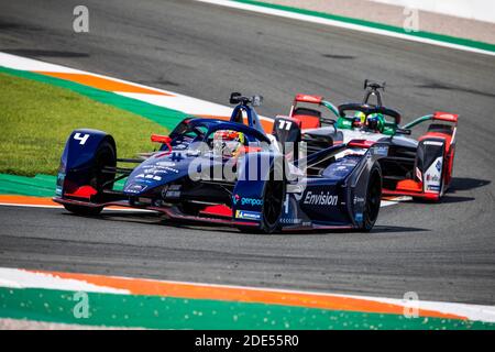 04 Frijns Robin (nld), Envision Virgin Racing, Audi e-tron FE07, azione durante i test pre-stagione di Valencia per la 2020-21 AB/LM Foto Stock