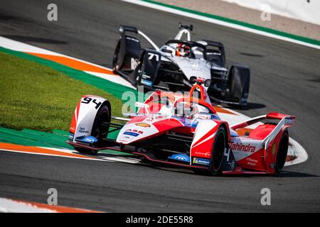 94 Lynn Alexandre (gbr), Mahindra Racing, Mahinda M7Electro, in azione durante il test pre-stagionale di Valencia per la 2020-21 ABB Fi / LM Foto Stock