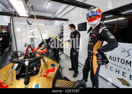 VERGNE Jean-Eric (fra), DS Techeetah, DS e-tense FE20, ritratto durante i test pre-stagione di Valencia per la ABB FIA Fo/LM 2020-21 Foto Stock