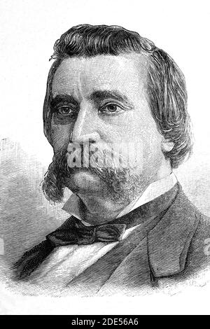 John Alexander Logan. Senatore degli Stati Uniti dall'Illinois. 1826-1886. Antico illustre. 1884. Foto Stock