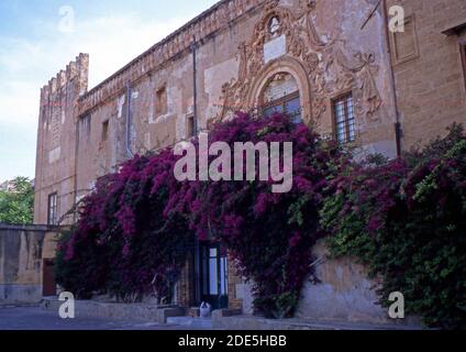 Reportage Sicily, Italy, 1992, Palermo (scansionato dalla diapositiva Agfachrome) Foto Stock