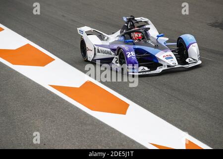 28 Gunther Maximilian (ger), BMW i Andretti Motorsport, BMW IFE.21, azione durante i test pre-stagione di Valencia per il Campionato Mondiale ABB FIA Formula e 2020-21, sul circuito Ricardo Tormo, dal 28 novembre al 1 dicembre 2020 a Valencia, Spagna - Foto Xavi Bonilla / DPPI / LM Foto Stock