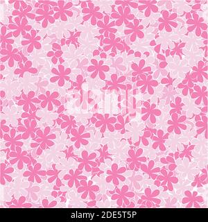 infiniti fiori di primavera delicato motivo fiori di mela ciliegia fiore Illustrazione Vettoriale