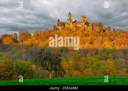 Castello Braunfels Germania in autunno Foto Stock