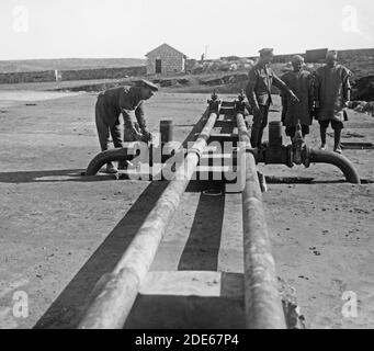 Didascalia originale: Jerusalem Waterworks - posizione: Gerusalemme ca. 1898-1946 Foto Stock