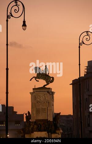 Monumento una statua di Antonio Maceo nel Centro Habana, l'Avana, Cuba Foto Stock