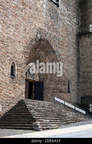 La chiesa di Sant'Anna sulla Grossekirche Strasse ad Anneberg-Bucholtz, Sassonia, Germania Foto Stock