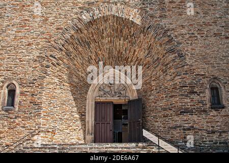 La chiesa di Sant'Anna sulla Grossekirche Strasse ad Anneberg-Bucholtz, Sassonia, Germania Foto Stock