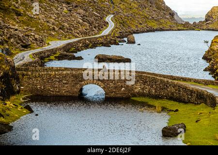 Gap di Dunloe, Irlanda Foto Stock
