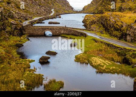 Gap di Dunloe, Irlanda Foto Stock