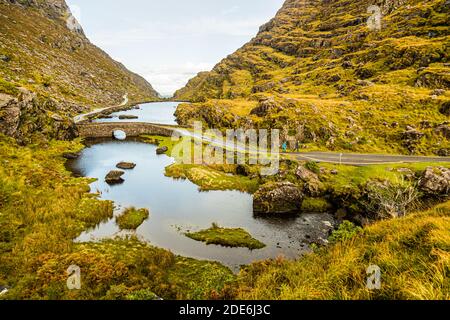 Gap di Dunloe, Irlanda Foto Stock
