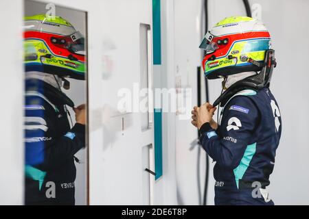 TURVEY Oliver (gbr), NIO 333 FE Team, NIO 333 FE 001, ritratto durante i test pre-stagione di Valencia per il Campionato Mondiale di Formula e ABB FIA 2020-21, sul circuito Ricardo Tormo, dal 28 novembre al 1 dicembre 2020 a Valencia, Spagna - Foto Xavi Bonilla / DPPI / LM Foto Stock