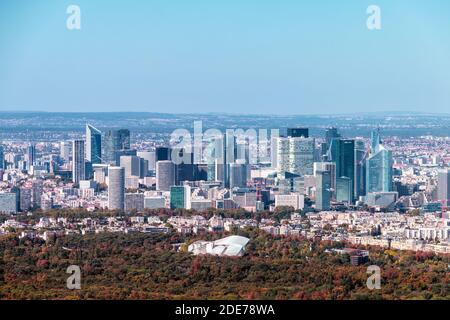 Parigi, Francia - 18 settembre 2019: Grattacieli moderni a Parigi Foto Stock