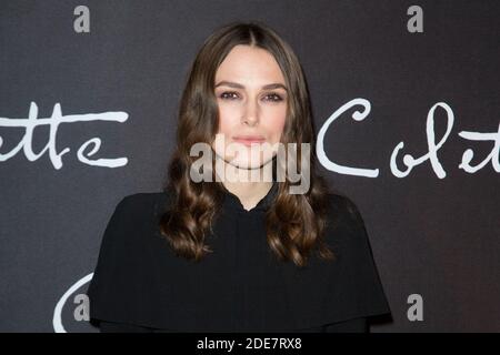 Keira Knightley partecipa al 'Colette' Paris Premiere a Gaumont Marignan il 10 gennaio 2019 a Parigi, Francia. Foto di Nasser Berzane/ABACAPRESS.COM Foto Stock