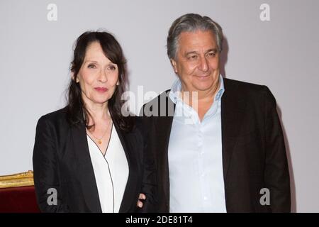 Chantal Lauby e Christian Clavier frequentano 'quest ce qu'on a encore fait au bon dieu?' Prima di Parigi al Grand Rex il 14 gennaio 2019 a Parigi, Francia. Foto di ABACAPRESS.COM Foto Stock