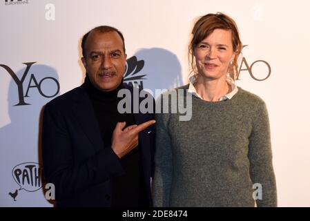 Pascal Legitimus e Caroline Proust al YAO Premiere a le Grand Rex a Parigi, Francia, il 15 gennaio 2019. Foto di Alain Apaydin/ABACAPRESS.COM Foto Stock