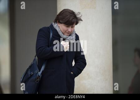 Roxana Maracineanu durante la riunione settimanale del gabinetto al Palazzo Elysee a Parigi, il 23 gennaio 2019. Foto di Eliot Blondt/ABACAPRESS.COM Foto Stock