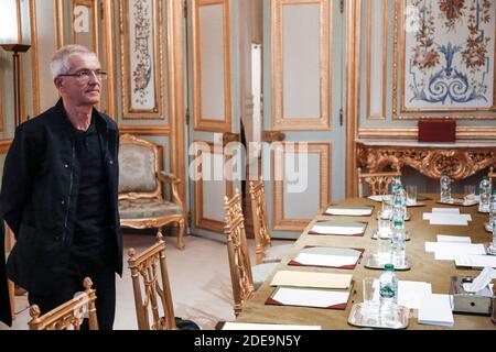 Presidente del coordinamento Rurale, Bernard Lannes in vista di un incontro di coordinamento rurale al Palazzo Elysee a Parigi il 11 febbraio 2019. Foto di Hamilton/pool/ABACAPRESS.COM Foto Stock