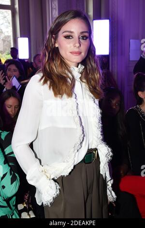 Olivia Palermo partecipa alla fiera Elie Saab nell'ambito della Paris Fashion Week Womenswear Autunno/Inverno 2019/2020 il 02 marzo 2019 a Parigi, Francia. Foto di Laurent Zabulon/ABACAPRESS.COM Foto Stock