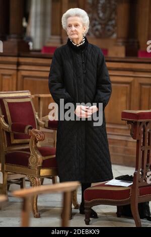 Duchessa di Montpensier partecipa alla Messa ' Messe pour le repos de l'ame ' per il conte di Parigi, il principe Henri d'Orleans, presieduta da Chanoine Gilles Annequin alla chiesa di Saint Germain l'Auxerrois il 23 marzo 2910 a Parigi, Francia.Conte di Parigi, Il principe Henri di Orleans è morto alle 85 del 21 gennaio 2019. Foto di David Niviere/ABACAPRESS.COM Foto Stock