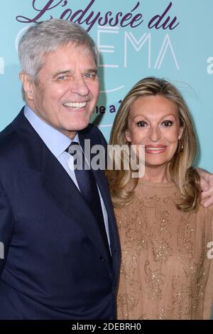 Jean Sorel et sa femme Anna Maria Ferrero assistent a l'Ouverture du Centenaire des Studios de la Victorine a la Cinematheque Francaise a Paris, France le 25 Mars 2019. Foto di Aurore Marechal/ABACAPRESS.COM Foto Stock