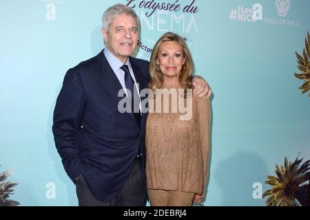 Jean Sorel et sa femme Anna Maria Ferrero assistent a l'Ouverture du Centenaire des Studios de la Victorine a la Cinematheque Francaise a Paris, France le 25 Mars 2019. Foto di Aurore Marechal/ABACAPRESS.COM Foto Stock