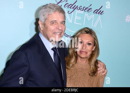 Jean Sorel et sa femme Anna Maria Ferrero assistent a l'Ouverture du Centenaire des Studios de la Victorine a la Cinematheque Francaise a Paris, France le 25 Mars 2019. Foto di Aurore Marechal/ABACAPRESS.COM Foto Stock