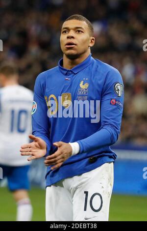 Kylian Mbappe in Francia durante la partita di qualificazione UEFA Euro 2020 Group H, Francia vs Islanda a Stade de France, St-Denis, Francia, il 25 marzo 2019. La Francia ha vinto 4-0. Foto di Henri Szwarc/ABACAPRESS.COM Foto Stock