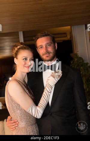 Pierre Casiraghi e Beatrice Casiraghi partecipano alla Rose Ball 2019 allo Sporting di Monaco, Monaco.Foto di Palais Principer/Gaetan luci/SBM/ABACAPRESS.COM Foto Stock