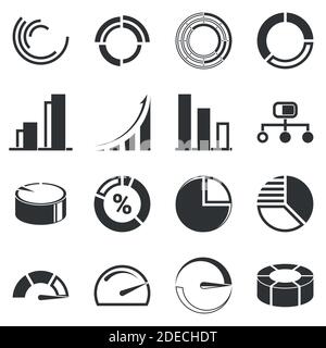 Icone infografiche aziendali - Grafica vettoriale Illustrazione Vettoriale