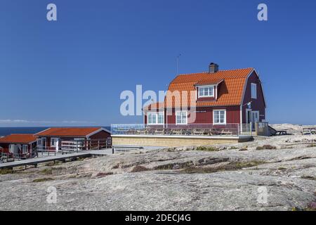 Geografia / viaggio, Svezia, Bohuslaen, Smoegen, Vandrarhem sull'isola di Halloe, Vaestra Goetalands Laen, Additional-Rights-Clearance-Info-Not-Available Foto Stock