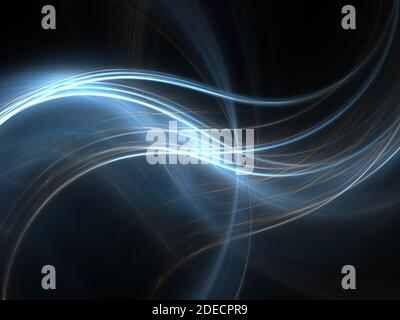 Texture grafica. Sfondo rendering computer. Frattale 3D. Onde uniformi. Foto Stock