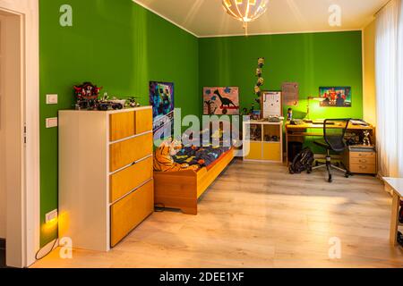 Appartamento tipico di una famiglia tedesca Foto Stock